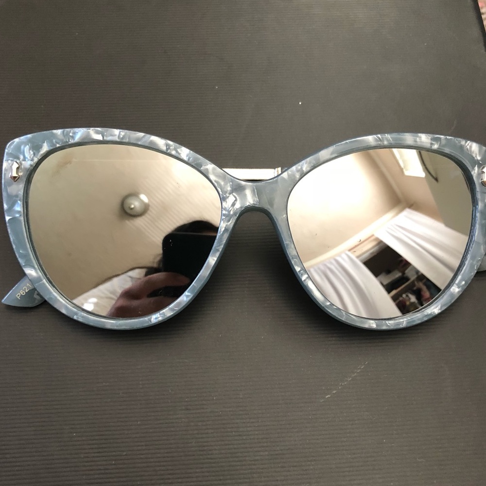 Mirror cat eye sunglasses
